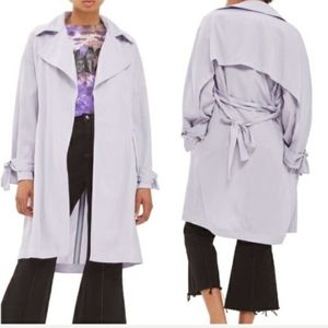 Topshop lavendar duster coat